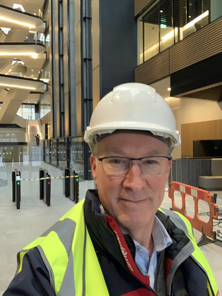 John Duxbury on site — hands-on client representation